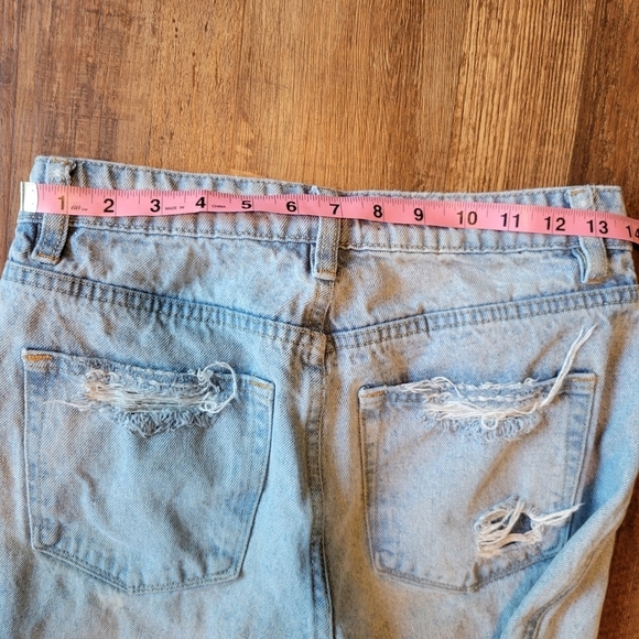 Buckle Flying Monkey Distressed Wide Leg Baggy Denim Jeans - Picture 10 of 13